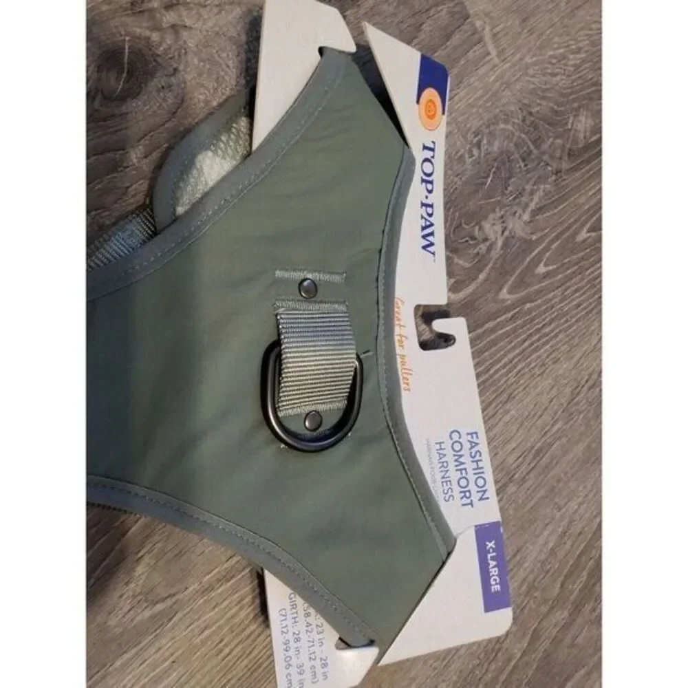 NWT Top Paw‎ Neoprene Camo Green Adjustable Comfort Harness Great For Pullers XL